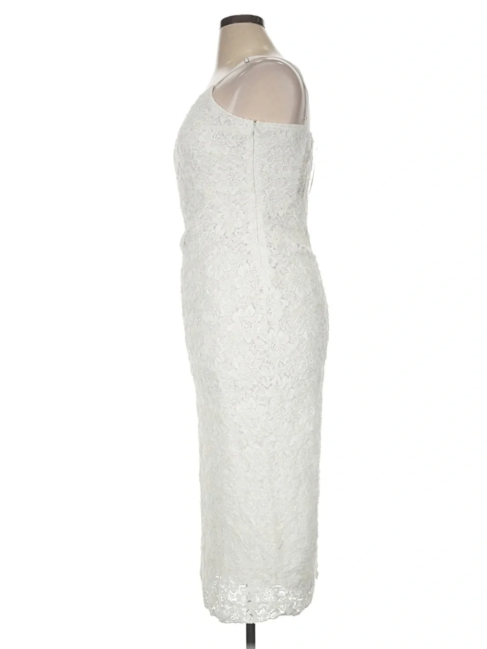 12th Tribe Ivy White Textured Midi Dress - Size XL - Picture 9 of 11